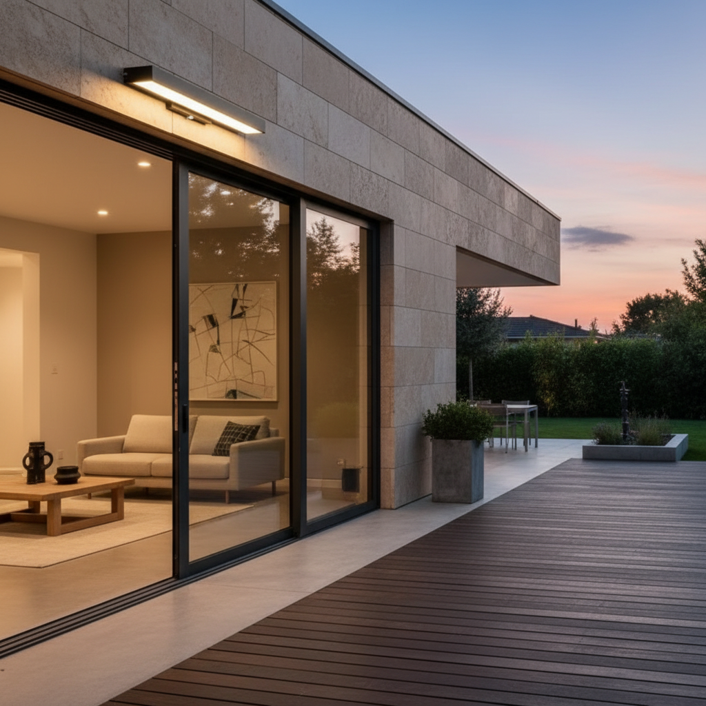 Modern LED Wall Light | IP65 Waterproof Sensor Outdoor Lighting