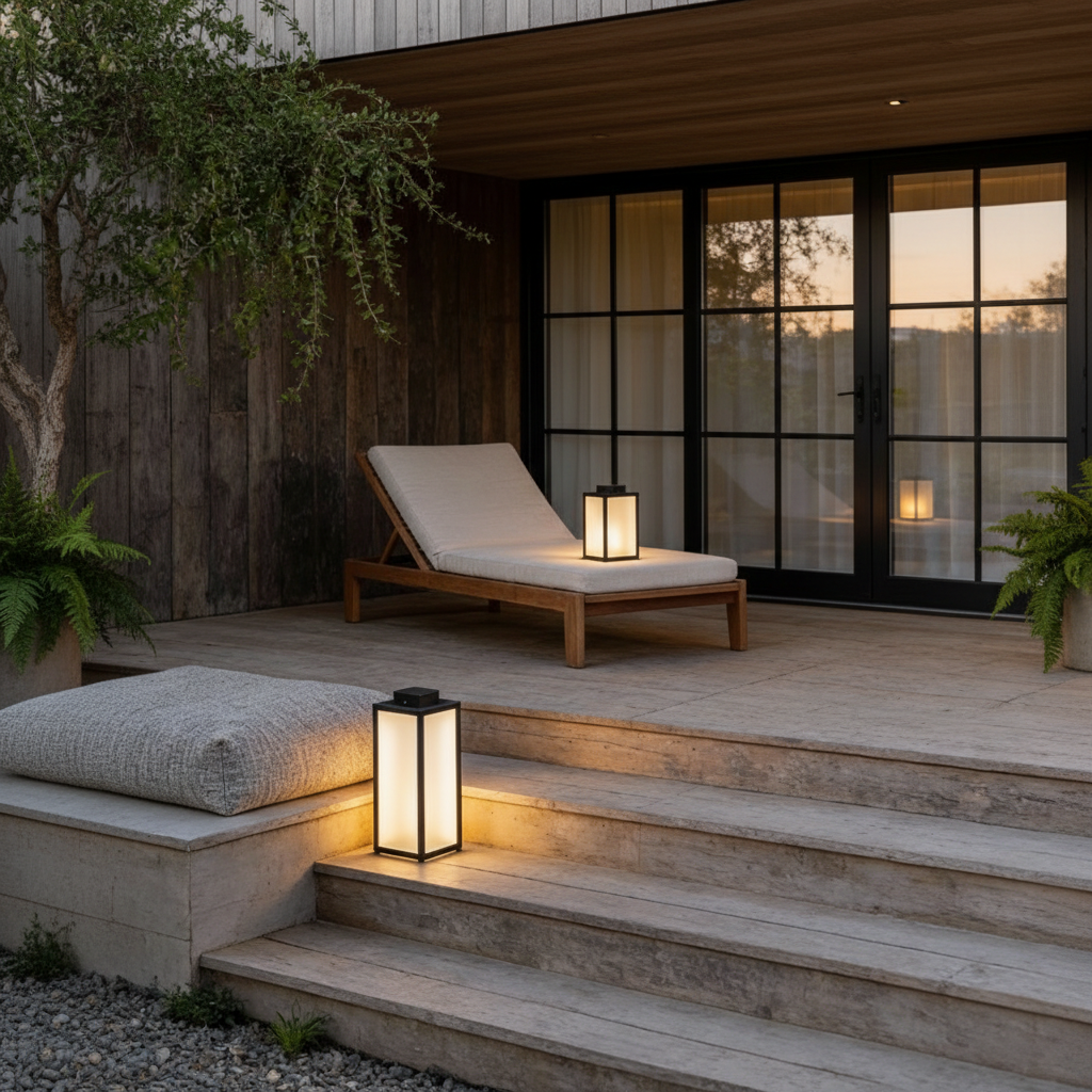 LumiSquare | Versatile Waterproof Stainless Steel Outdoor Lantern