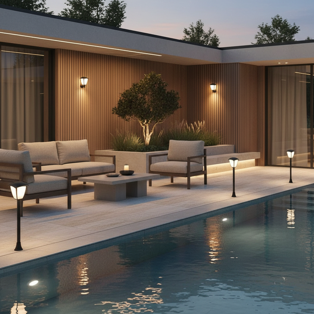 Luminara | Stylish Waterproof Outdoor Wall Lights for Garden Illumination