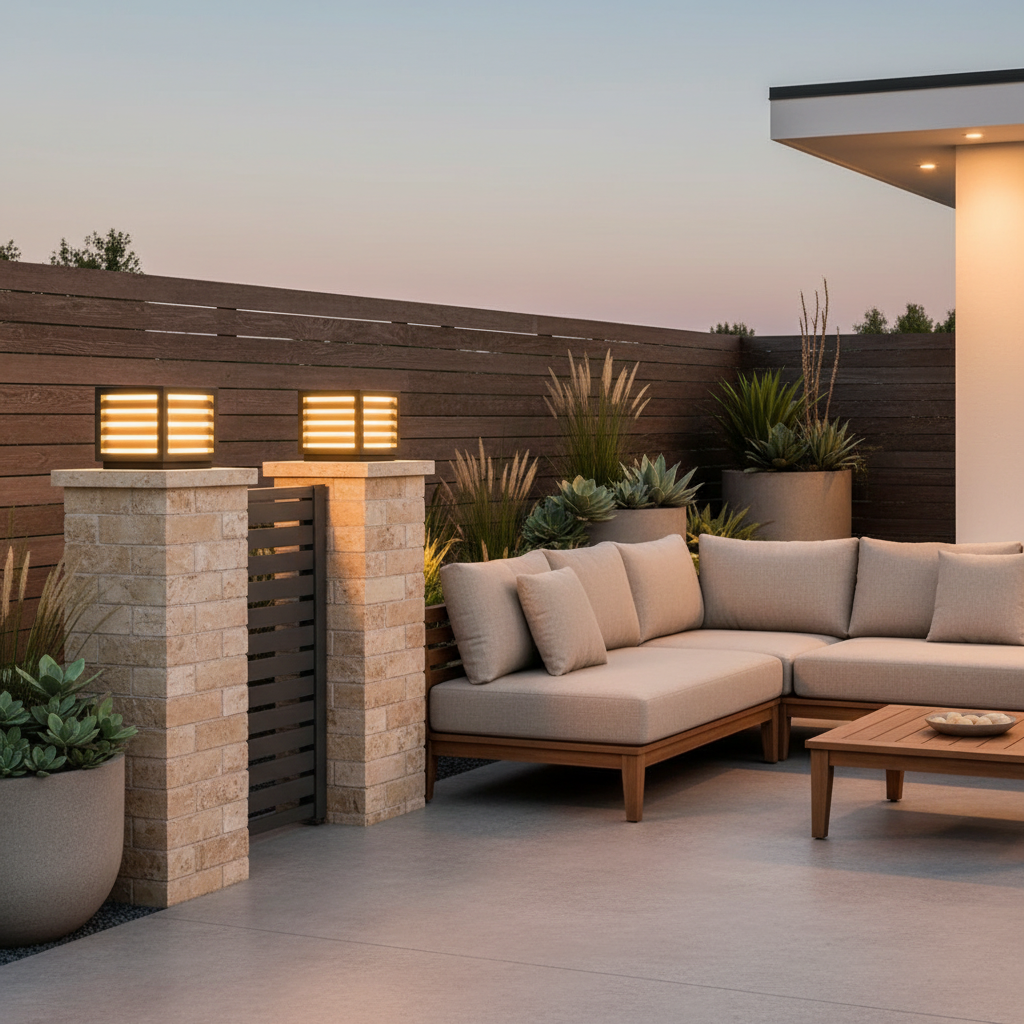 Luminara | Elegant Waterproof Solar Outdoor Wall Light Fixture
