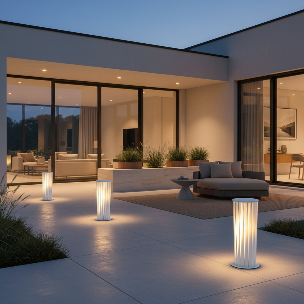 Luminara | Stylish Twisted Metal Solar Outdoor Lantern Light
