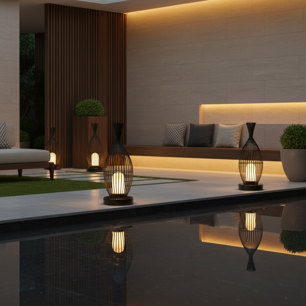 Creative Outdoor Garden Lamp | Waterproof Accent Light for Courtyards