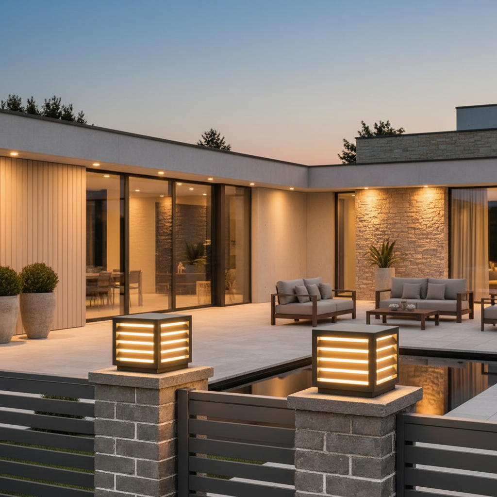 Luminara | Elegant Waterproof Solar Outdoor Wall Light Fixture