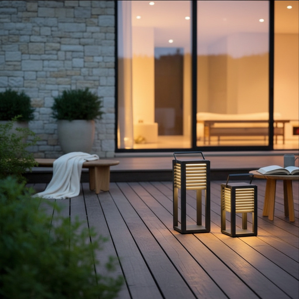 Lumenara | Modern Sleek Portable Outdoor Lantern for Versatile Illumination