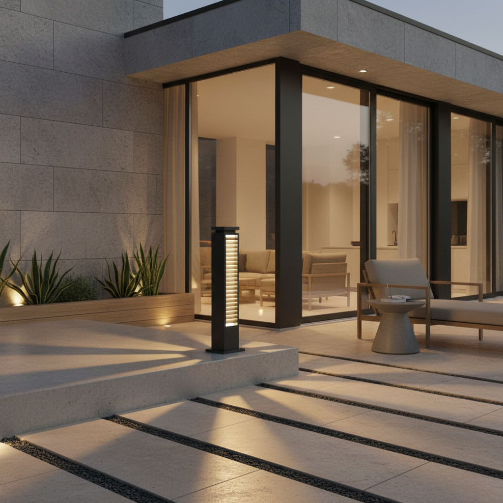Luminara | Elegant Waterproof Solar Outdoor Wall Light Fixture