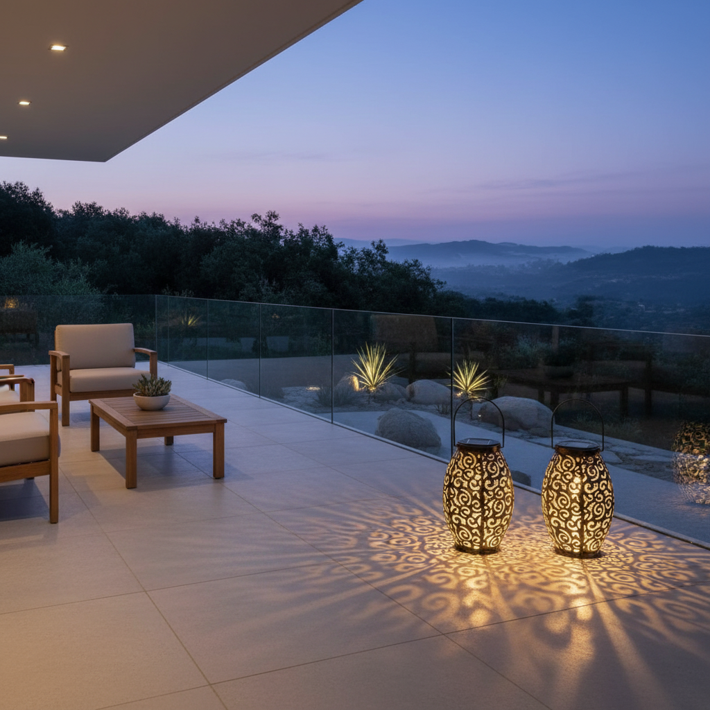 Luminara | Elegant Vintage Copper Outdoor Solar Lanterns for Garden