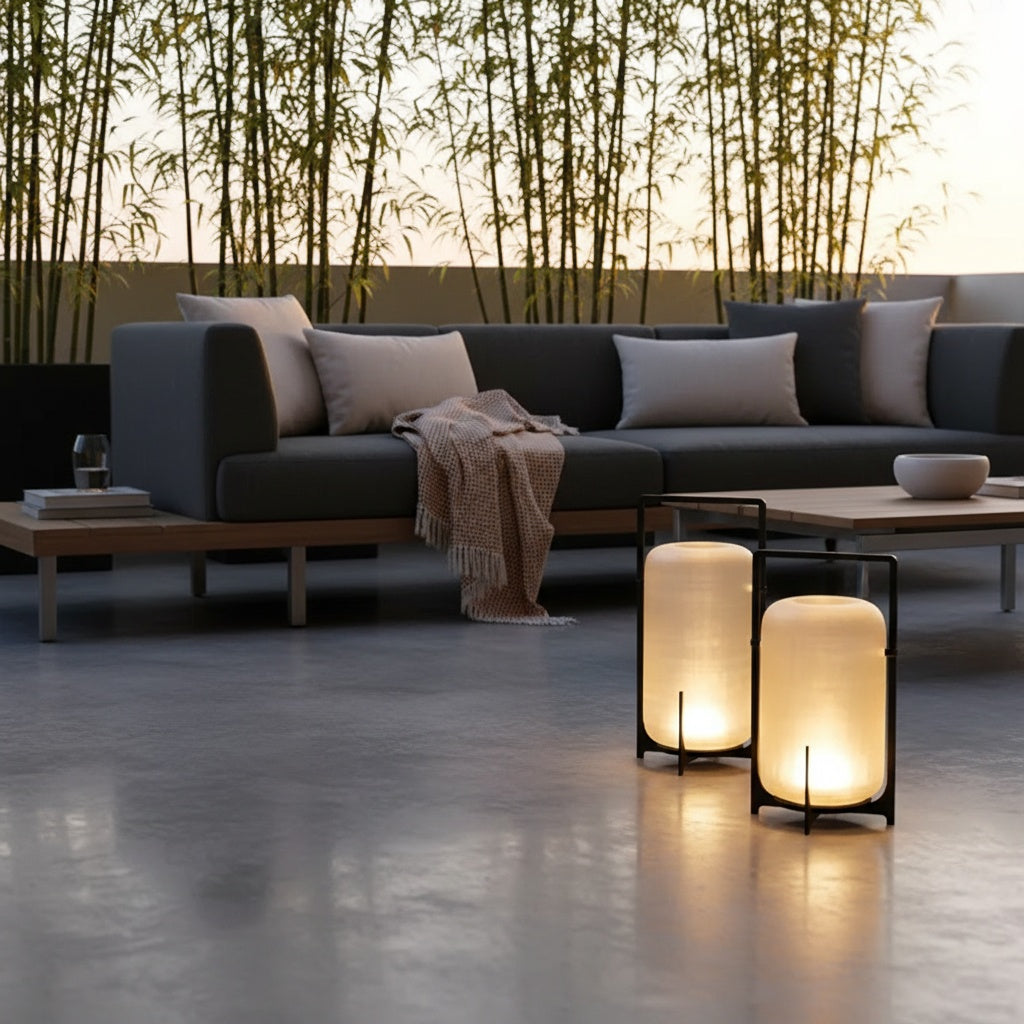 Luminara | Stylish Waterproof LED Handle Outdoor Lantern