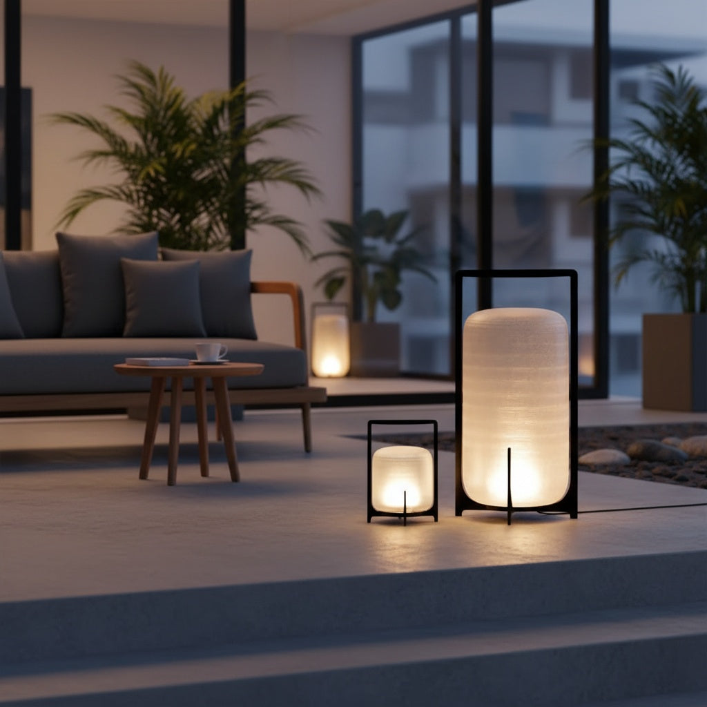 Luminara | Stylish Waterproof LED Handle Outdoor Lantern