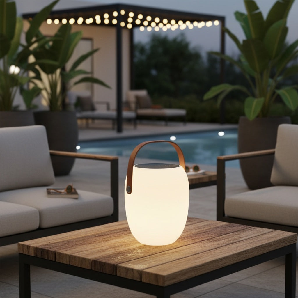 Solara | Stylish Portable Outdoor Solar Lantern for Garden Ambiance