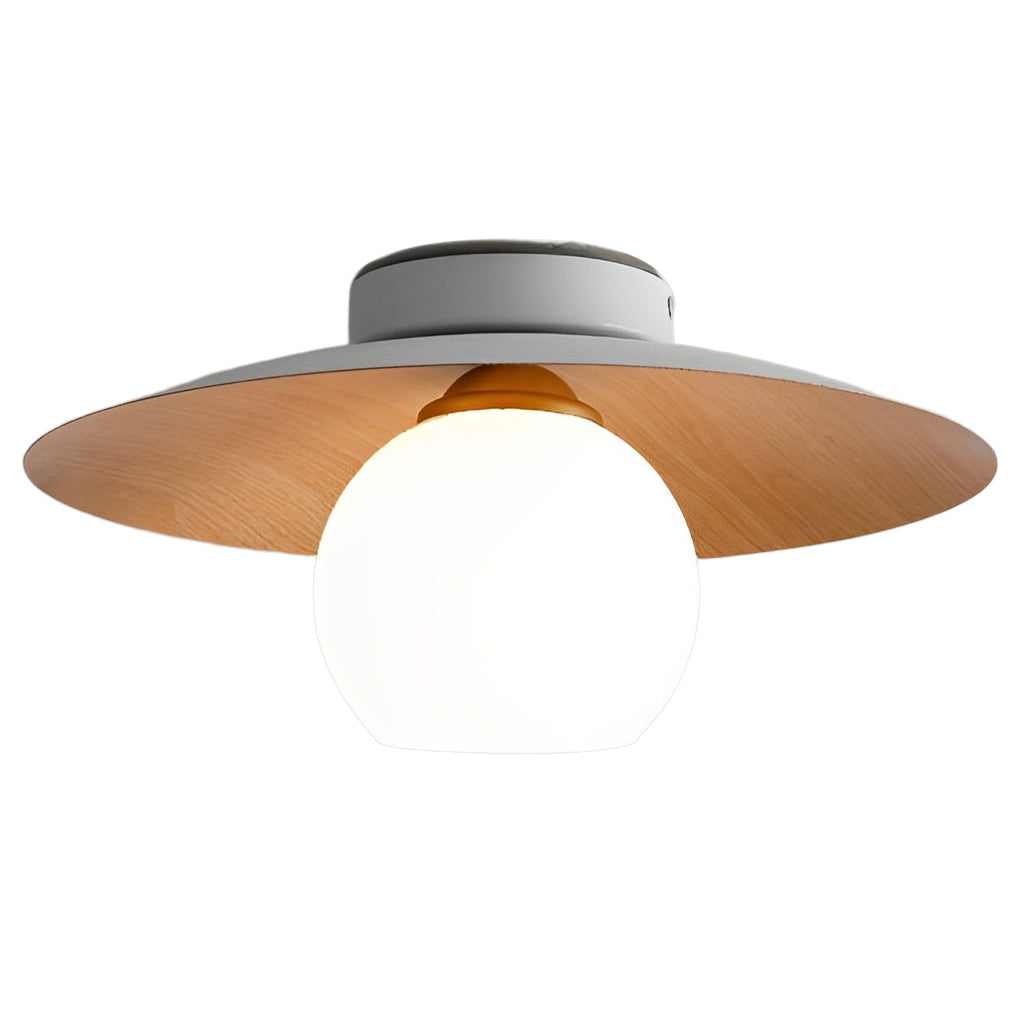 WoodGrain | Modern Elegant Flush Mount LED Ceiling Light Fixture